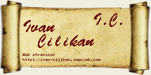 Ivan Cilikan vizit kartica